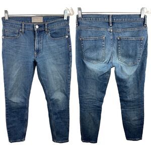 Everlane Jeans SZ 27 The High Rise Straight Denim Women's  Ankle Medium Wash